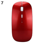 2.4 GHz Slim Optical Wireless Mouse Mice + USB Receiver for Macbook Laptop PC