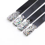 4 Boxes Glittering Hexagon Linear Nail Art Sequins DIY Manicure Beauty Decors