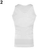 Men’s Body Slimming Tummy Shaper Shapewear Belly Waist Training Underwear Top