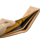 Men Casual Faux Leather Pocket Wallet Clutch ID Credit Card Holder Bifold Purse