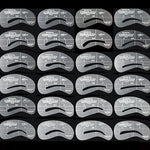 24Styles/Set Reusable Eyebrow Stencil Brow Shaping Template Makeup Beauty Tool