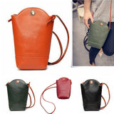 Fashion Women's Mini Faux Leather Cross Body Bag Purse Bucket Phone Bag Gift