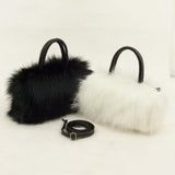 Luxury Plush Fluffy Long Handbag Women Crossbody Pouch Evening Party Prom Purse