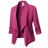 Women Black Blazers Cardigan Coat 2019 Long Sleeve Women Blazers and