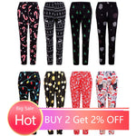 2019 Christmas Leggings Women New Year Print Legging Ladies Pants Women Winter Xmas Leggings for Women Slim Sport Legging Female - ENSEIGNE DENIS