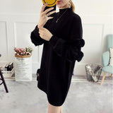 Women Sweaters and Pullovers Casual Oversized Sweater Christmas Winter Sleeve Pull Femme knitted jumpers - ENSEIGNE DENIS