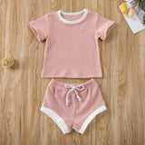 Baby Summer Clothing Infant Baby Girl Boy Clothes Short Sleeve Tops