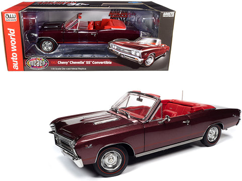 1967 Chevrolet Chevelle SS 396 Convertible Madiera Maroon Metallic