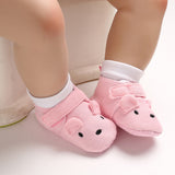 Adorable Infant Toddler Baby Boy Girl Knit Crib Shoes Cute Cartoon