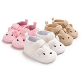 Adorable Infant Toddler Baby Boy Girl Knit Crib Shoes Cute Cartoon