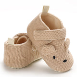 Adorable Infant Toddler Baby Boy Girl Knit Crib Shoes Cute Cartoon