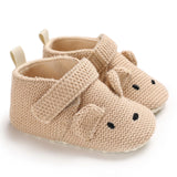 Adorable Infant Toddler Baby Boy Girl Knit Crib Shoes Cute Cartoon