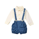 Autumn Toddler Infant Baby Girl Clothes Long Sleeve Bowknot Tie White