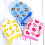 1PC Baby Kid Cartoon Soft Bathing Mitt Glove Foam Rub Shower Sponge