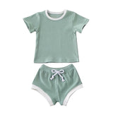 Baby Summer Clothing Infant Baby Girl Boy Clothes Short Sleeve Tops