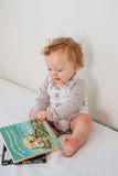 Nerdy Baby: Organic Baby Onesie Bodysuit-Books Print