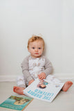 Nerdy Baby: Organic Baby Unisex Romper/Jumpsuit-Books Print