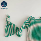 Baby Boy Rompers Fashion Long Sleeve Jumpsuit Outfit Clothes Hat For 0