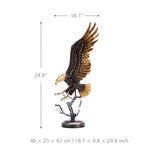 Bald Eagle Sculpture Modern Iron Ornaments Taste