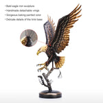 Bald Eagle Sculpture Modern Iron Ornaments Taste