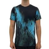 Black Blue Splash Men's T-shirt