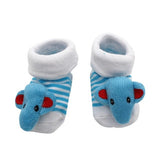 Cartoon Newborn Baby Girls Boys Anti-Slip Socks