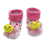 Cartoon Newborn Baby Girls Boys Anti-Slip Socks