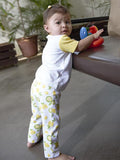 Citrus Garden: Printed Unisex Organic Baby Pants
