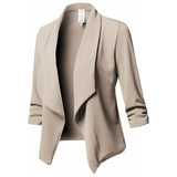 Women Black Blazers Cardigan Coat 2019 Long Sleeve Women Blazers and
