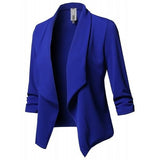 Women Black Blazers Cardigan Coat 2019 Long Sleeve Women Blazers and
