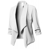 Women Black Blazers Cardigan Coat 2019 Long Sleeve Women Blazers and