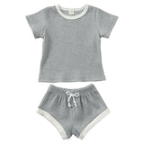 Baby Summer Clothing Infant Baby Girl Boy Clothes Short Sleeve Tops