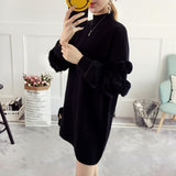 Women Sweaters and Pullovers Casual Oversized Sweater Christmas Winter Sleeve Pull Femme knitted jumpers - ENSEIGNE DENIS