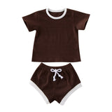 Baby Summer Clothing Infant Baby Girl Boy Clothes Short Sleeve Tops