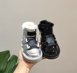 0-3 Years Winter Children Snow Boots Buckle Thick Non-slip