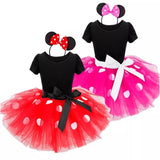 Toddler Baby Girls Clothes Minnie Mouse Dress