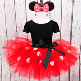 Toddler Baby Girls Clothes Minnie Mouse Dress