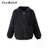 Winter Lambswool Thick Jacket Winter Women