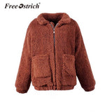 Winter Lambswool Thick Jacket Winter Women