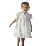 Girls summer clothing embroidered fly