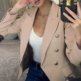 Elegant double breasted women's Blazers Casual blazers