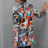 Long Sleeves Suit Jacket Elegant Fall Winter Office Lady Cardigan Coat
