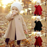 Baby Girl Boys Spring Winter Wool Blends Jacket Coat Clothes Infant
