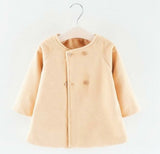 Baby Girl Boys Spring Winter Wool Blends Jacket Coat Clothes Infant
