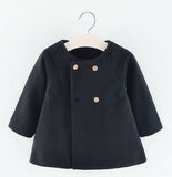Baby Girl Boys Spring Winter Wool Blends Jacket Coat Clothes Infant