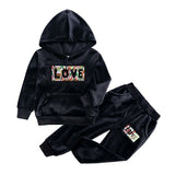 2020 Autumn Kids Clothing Sets Sport Suit Cotton Letter Clothes