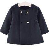 Baby Girl Boys Spring Winter Wool Blends Jacket Coat Clothes Infant