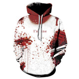 3D Print Wound Horror Blood Hoodies Sweatshirts Hoodie