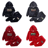 2020 Autumn Kids Clothing Sets Sport Suit Cotton Letter Clothes
