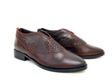Izabella Burgundy Vintage Loafer